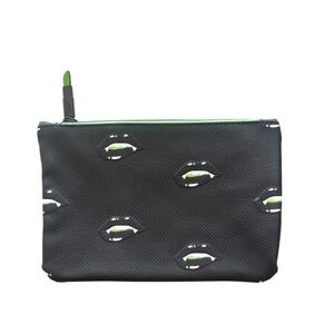 3 FOR $20 IPSY Glam 2021 Halloween Green & Black Vampire Teeth Wristlet Bag